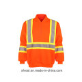 Class3 CSA Z96 High Visibility Safety Sweatshirt with Reflective Tape